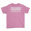 mimosa sundays brunch mens Youth Tee
