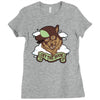 off the hook Ladies Fitted T-Shirt