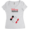 Disney Squad Girl Women's Triblend Scoop T-shirt