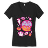 donut ghost baking Women's V-Neck T-Shirt