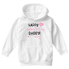 Happy Fathers Day Daddy! Baby Girl Any Name Customized Youth Hoodie