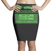 delorean trail Pencil Skirts