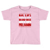 big lips natural hair Toddler T-shirt