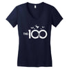 the 100 Women's V-Neck T-Shirt