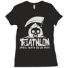 triathlon until death separate Ladies Fitted T-Shirt