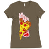 pizza slut Ladies Fitted T-Shirt