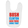 bush clinton large Baby Bibs
