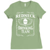 redneck drinking team funny party Ladies Fitted T-Shirt