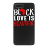 black love is beautiful iPhone 7 Plus Case