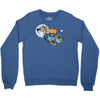 astronaut dog Crewneck Sweatshirt