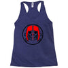 skull woman Racerback Tank