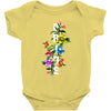 Pride Floral LGBT Colors Baby Bodysuit