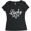 lucky shirt 2 Women's Triblend Scoop T-shirt