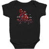 mushroom eater Baby Bodysuit