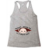 March Peeking Out Asian Baby Boy Racerback Tank