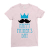 happy father's day 2 Ladies Fitted T-Shirt