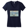 Claude Monet impression Sunrise Women's V-Neck T-Shirt