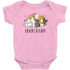 crazy cat lady Baby Bodysuit