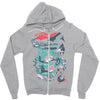 positive thinking Zipper Hoodie