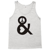 peace and love tshirt party heart tee no war stoner hippie sign ladies Tank Top