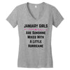 January Girls Women's V-Neck T-Shirt