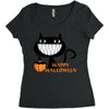 happy halloween Women's Triblend Scoop T-shirt