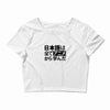japanese language kanji Crop Top