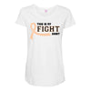 This Is My Fight Shirt Maternity Scoop Neck T-shirt