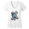 summer cthulhu Women's V-Neck T-Shirt