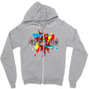 i just killed a clown Zipper Hoodie