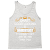 Smart Good Looking Hairstylist Doesnt Get Better Than Tank Top