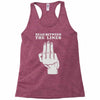 read between the lines Racerback Tank