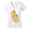 granate grenade waffe weapon krieg war pc game classic usa army Women's V-Neck T-Shirt