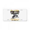 I'm A Nice Biker Grandpa So If I'm An Asshole To You You Need To Ask Y License Plate