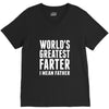 World's Greatest Farter I Mean Father V-Neck Tee