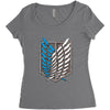 survey corps Women's Triblend Scoop T-shirt