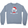 bah hum pug scrooge grinch christmas Crewneck Sweatshirt