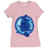 pirate owls Ladies Fitted T-Shirt
