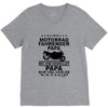 motorrad papa V-Neck Tee