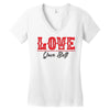 Love Women's V-Neck T-Shirt