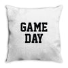 game day Throw Pillow