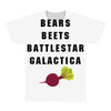 bears beets battlestar galactica All Over Men's T-shirt