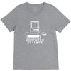 computer science pc nerd gamer zocker shooter funny V-Neck Tee