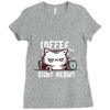catffeine Ladies Fitted T-Shirt