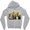 Grant Wood American Gothic Zipper Hoodie