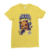 brain drain fox Ladies Fitted T-Shirt