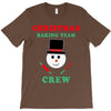 christmas baking team crew snowman T-Shirt
