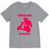 bear has no rules V-Neck Tee