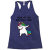 mom of the birthday girl Racerback Tank