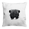 training to beat goku Throw Pillow
